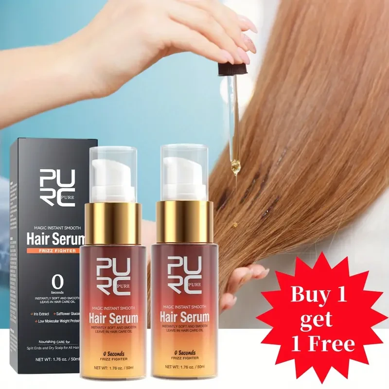 PURC Instant Soft Hair Oil – Nourishing Frizz Control & Deep Repair Serum
