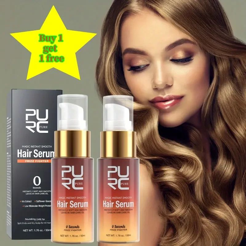 PURC Instant Soft Hair Oil – Nourishing Frizz Control & Deep Repair Serum