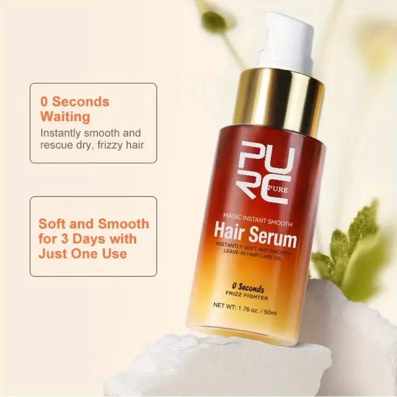 PURC Instant Soft Hair Oil – Nourishing Frizz Control & Deep Repair Serum