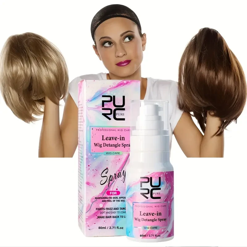 PURC Wig Care Spray – Leave-In Softener for Dry, Tangled & Synthetic Wigs