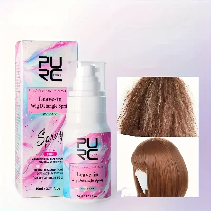 PURC Wig Care Spray – Leave-In Softener for Dry, Tangled & Synthetic Wigs