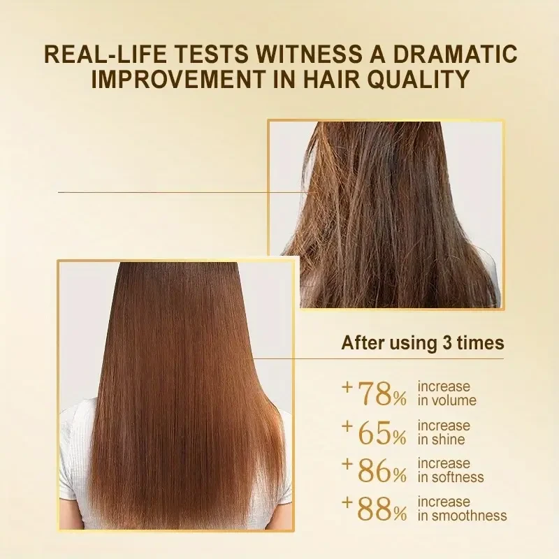 PURC 24K Golden Hair Mask – Luxurious Argan Oil Treatment for Smooth, Moisturised & Frizz-Free Hair