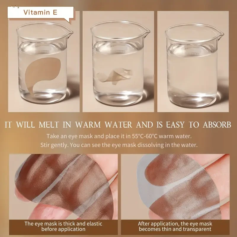 OPOSI Caffeine Peptide Firming Eye Mask – Hydrating, Brightening & Puffiness-Reducing Gel Patches