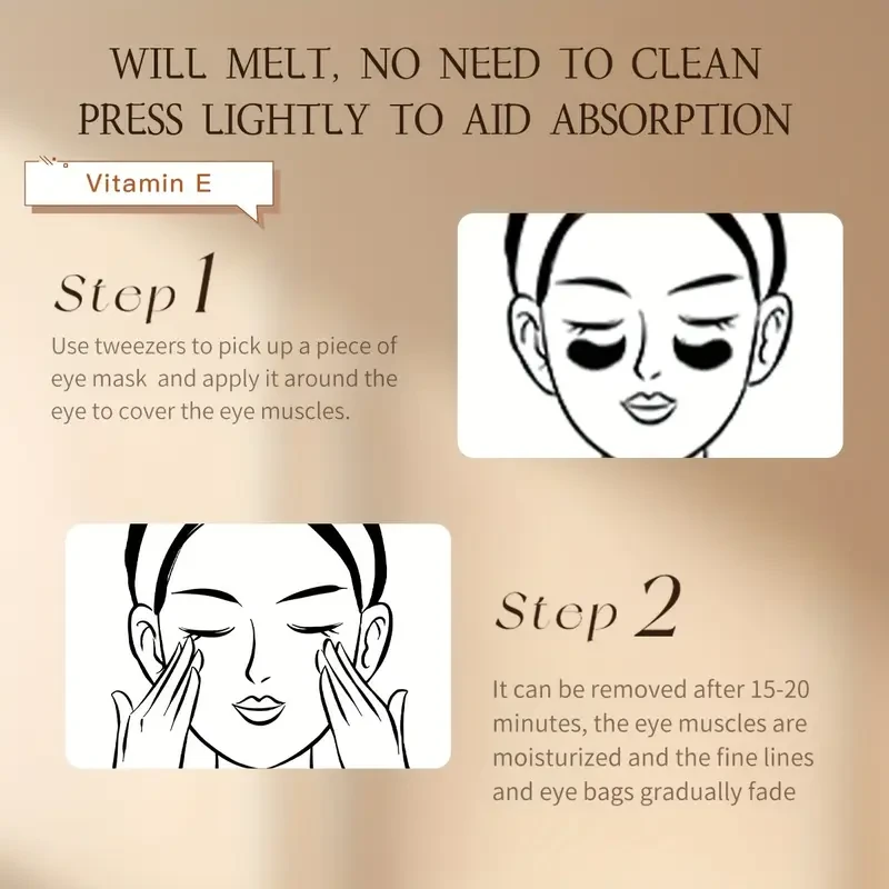 OPOSI Caffeine Peptide Firming Eye Mask – Hydrating, Brightening & Puffiness-Reducing Gel Patches