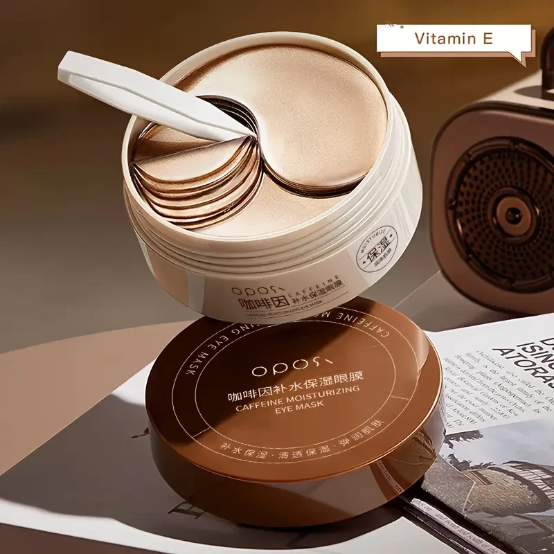 OPOSI Caffeine Peptide Firming Eye Mask – Hydrating, Brightening & Puffiness-Reducing Gel Patches