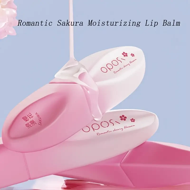 OPOSI Sakura Moisturizing Lip Balm – Deep Hydration with Cherry Blossom Nourishment