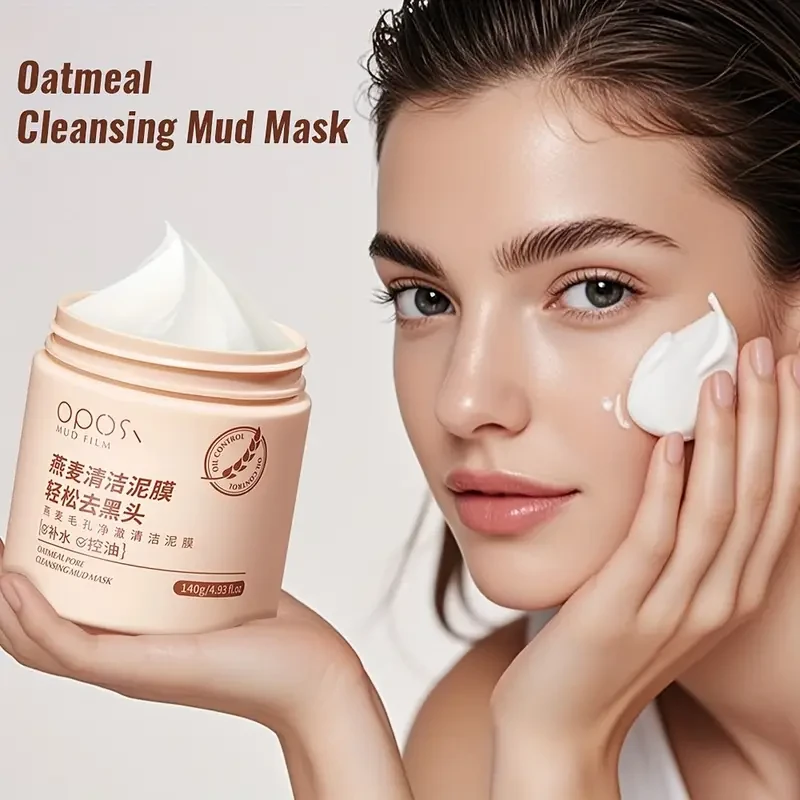 OPOSI Oat Pore Cleansing Mask – Gentle, Alcohol-Free & Deep Moisturising Formula