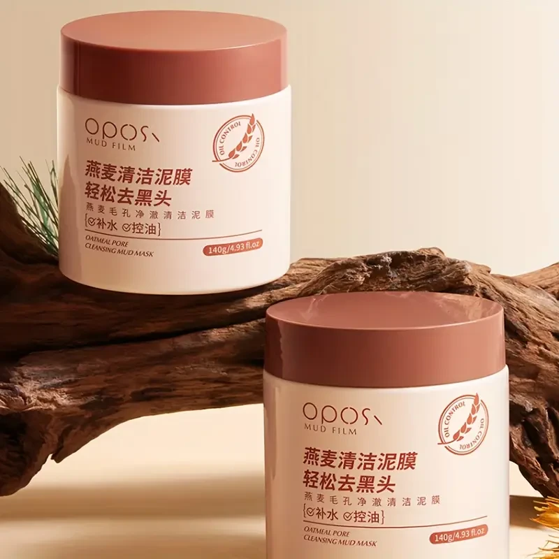 OPOSI Oat Pore Cleansing Mask – Gentle, Alcohol-Free & Deep Moisturising Formula