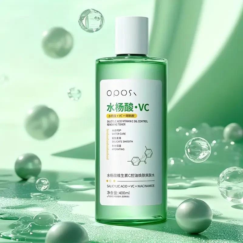 OPOSI Vitamin C & Salicylic Acid Toner – 400ml Korean-Style Brightening & Clarifying Mist