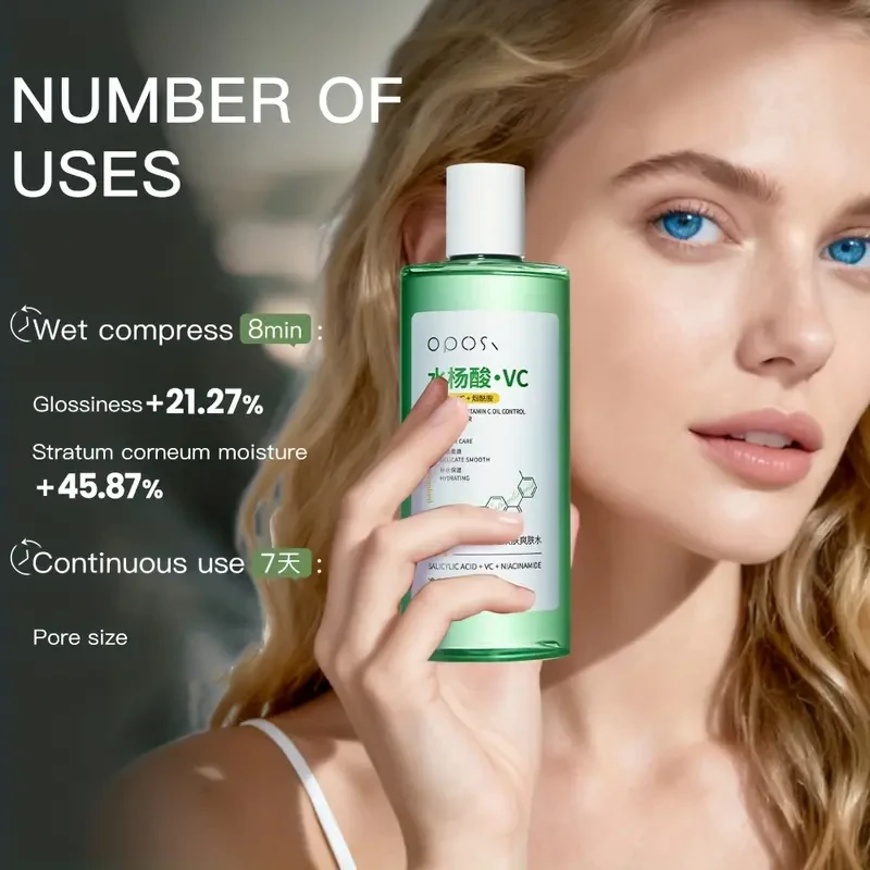 OPOSI Vitamin C & Salicylic Acid Toner – 400ml Korean-Style Brightening & Clarifying Mist