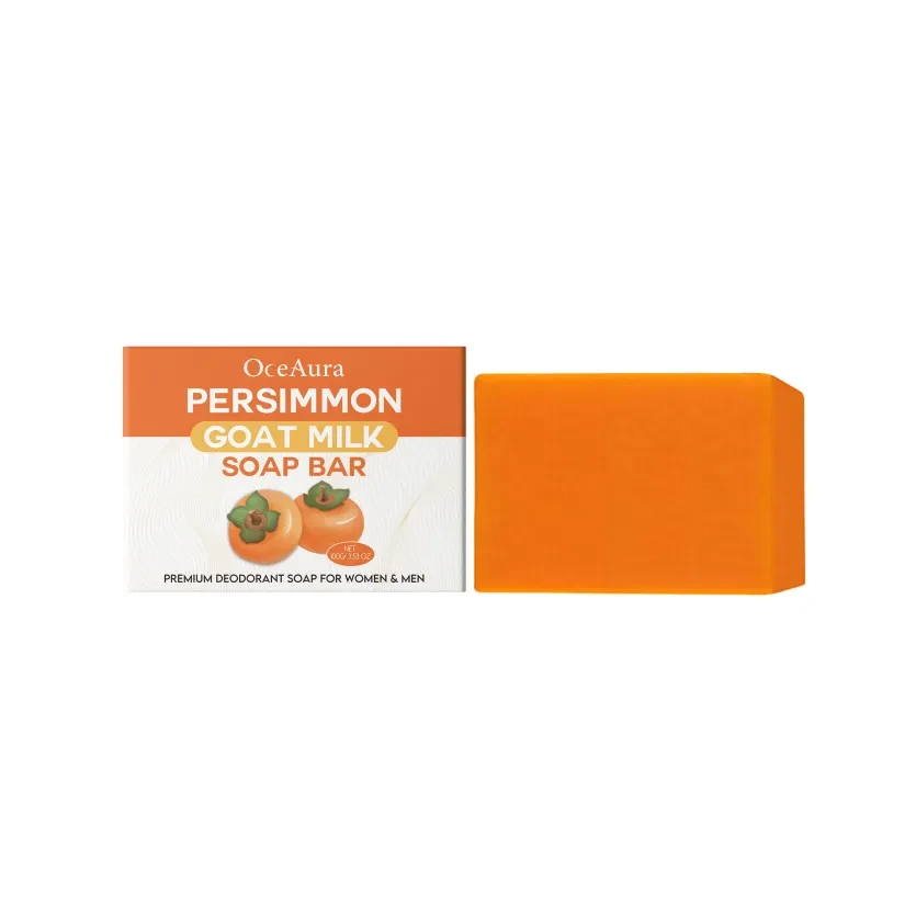 OceAura Persimmon Goat Milk Body Soap