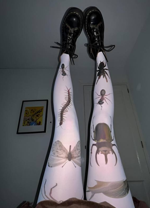 Printed Sheer Pantyhose For Women