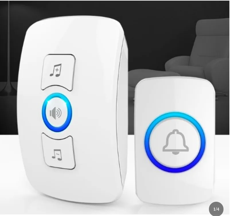 Wireless home doorbell remote AC remote control electronic senile caller