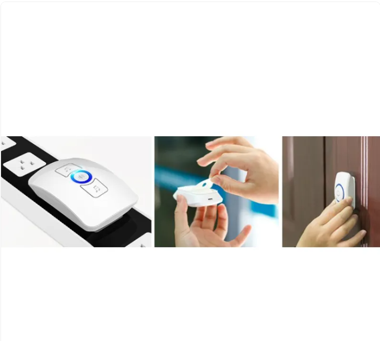 Wireless home doorbell remote AC remote control electronic senile caller