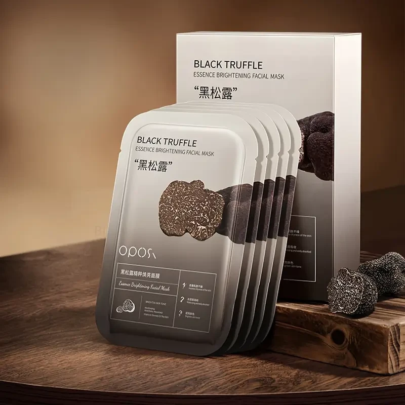 OPOSI Black Truffle Essence Mask – Deep Hydration, Brightening & Gentle Skin Nourishment