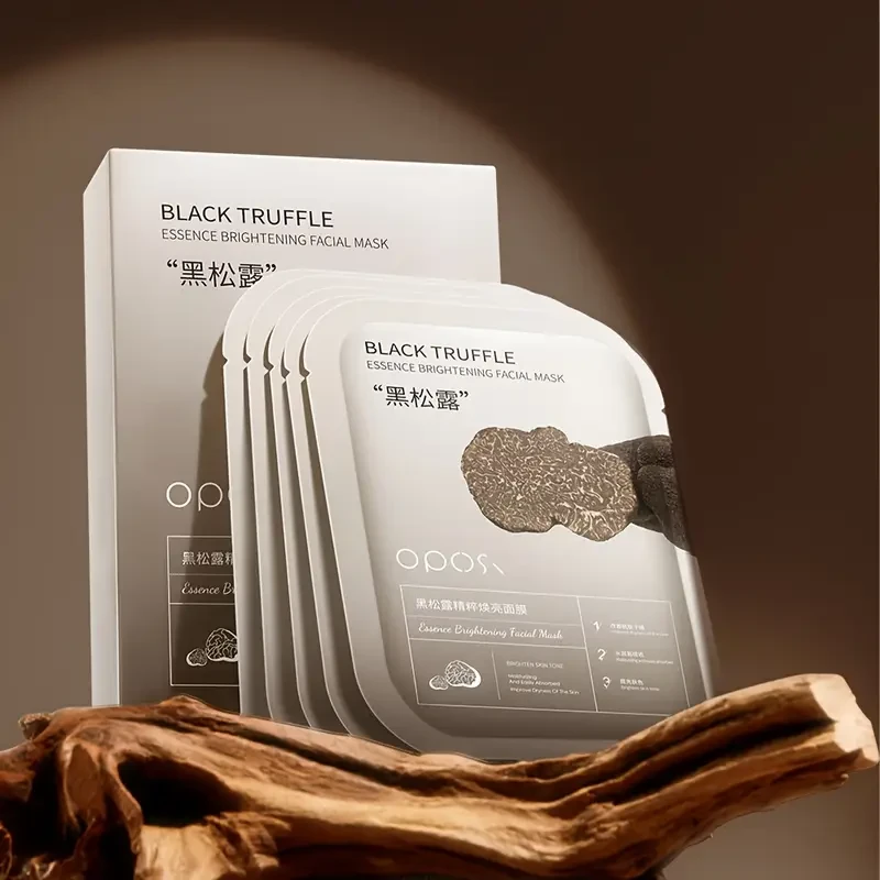 OPOSI Black Truffle Essence Mask – Deep Hydration, Brightening & Gentle Skin Nourishment
