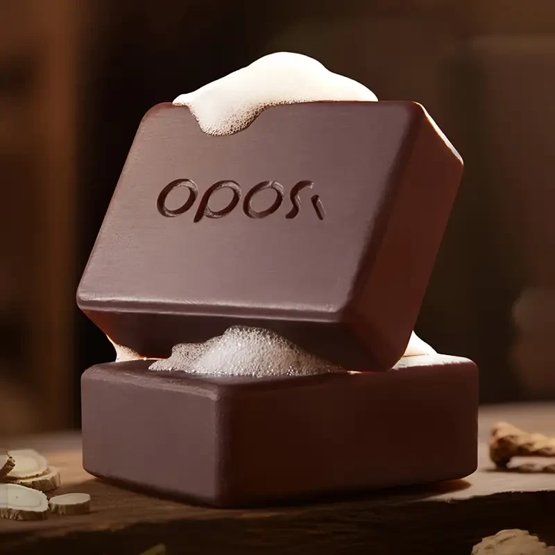 OPOSI Herbal Shampoo Bar – 120g Deep Cleansing & Moisturising Solid Shampoo