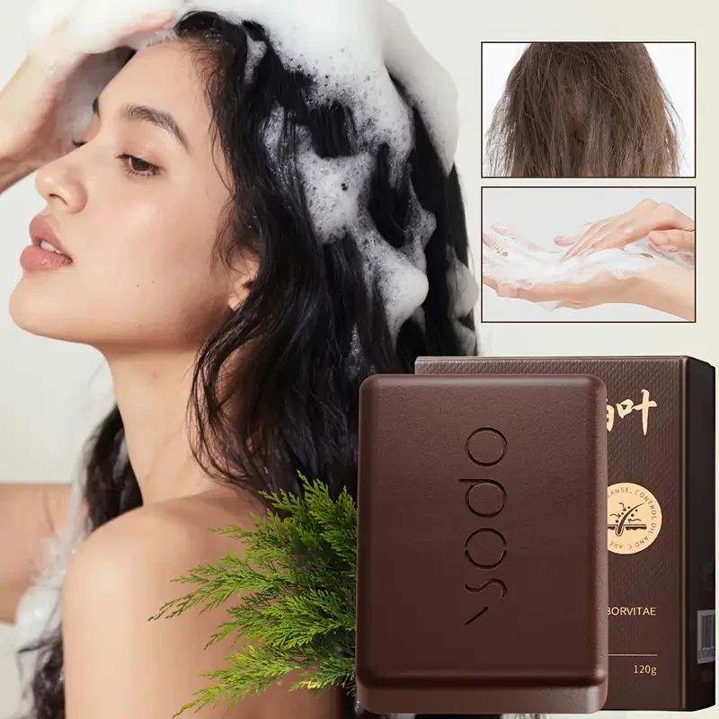 OPOSI Herbal Shampoo Bar – 120g Deep Cleansing & Moisturising Solid Shampoo