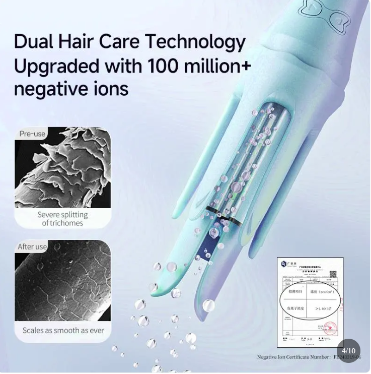 Fully Automatic 32mm Long-lasting Styling Large Curls And Waves Negative Ion Curling Iron