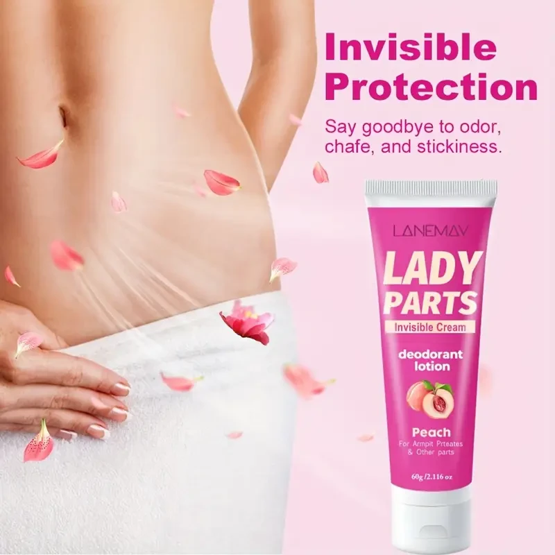 LANEMAY Peach Whole Body Deodorant for Women – 72H Odor Control, Aluminum-Free & Skin-Safe