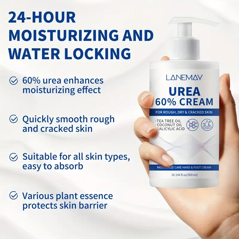 LANEMAY Urea 60% Hand & Foot Cream – Deep Hydration, Moisture Lock & Barrier Support