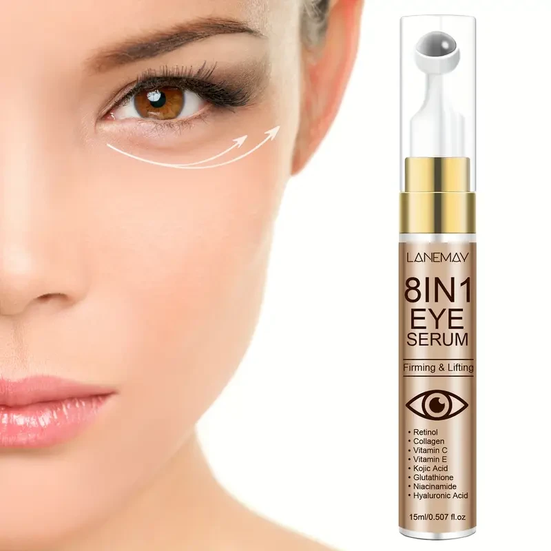 LANEMAY 8-in-1 Eye Serum – Hydrating, Brightening & Lifting Under-Eye Formula