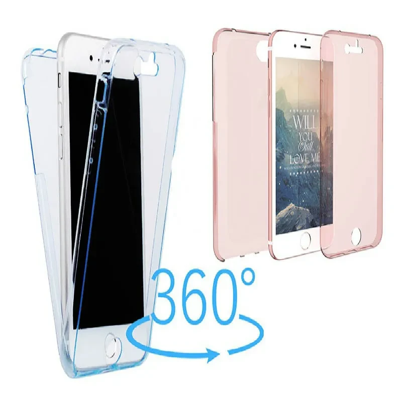 Anti-fall 360 all-inclusive transparent phone case
