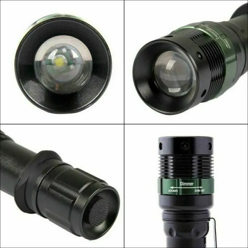 Super-Bright 90000LM LED Searchlight Handheld Spotlight Flashlight Rechargeable