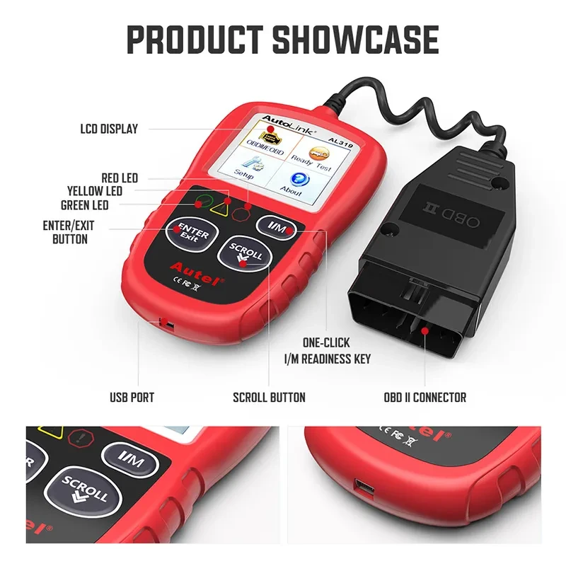 Automatic Link Code Reader OBD2 Scanner