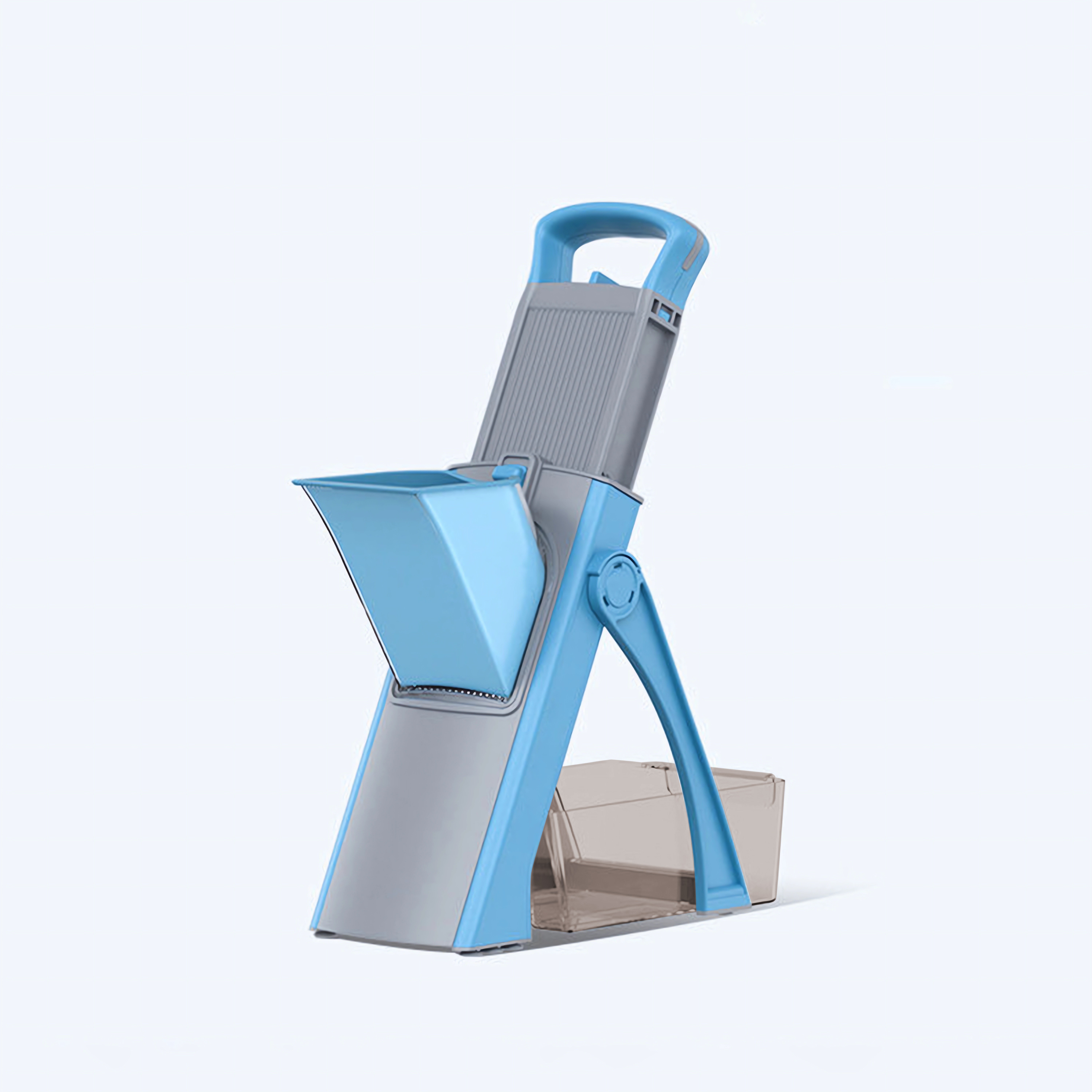 GENAI Multifunctional Vegetable Cutter – Adjustable Blade Slicer with Container for Shredding, Slicing, Dicing & Stripping