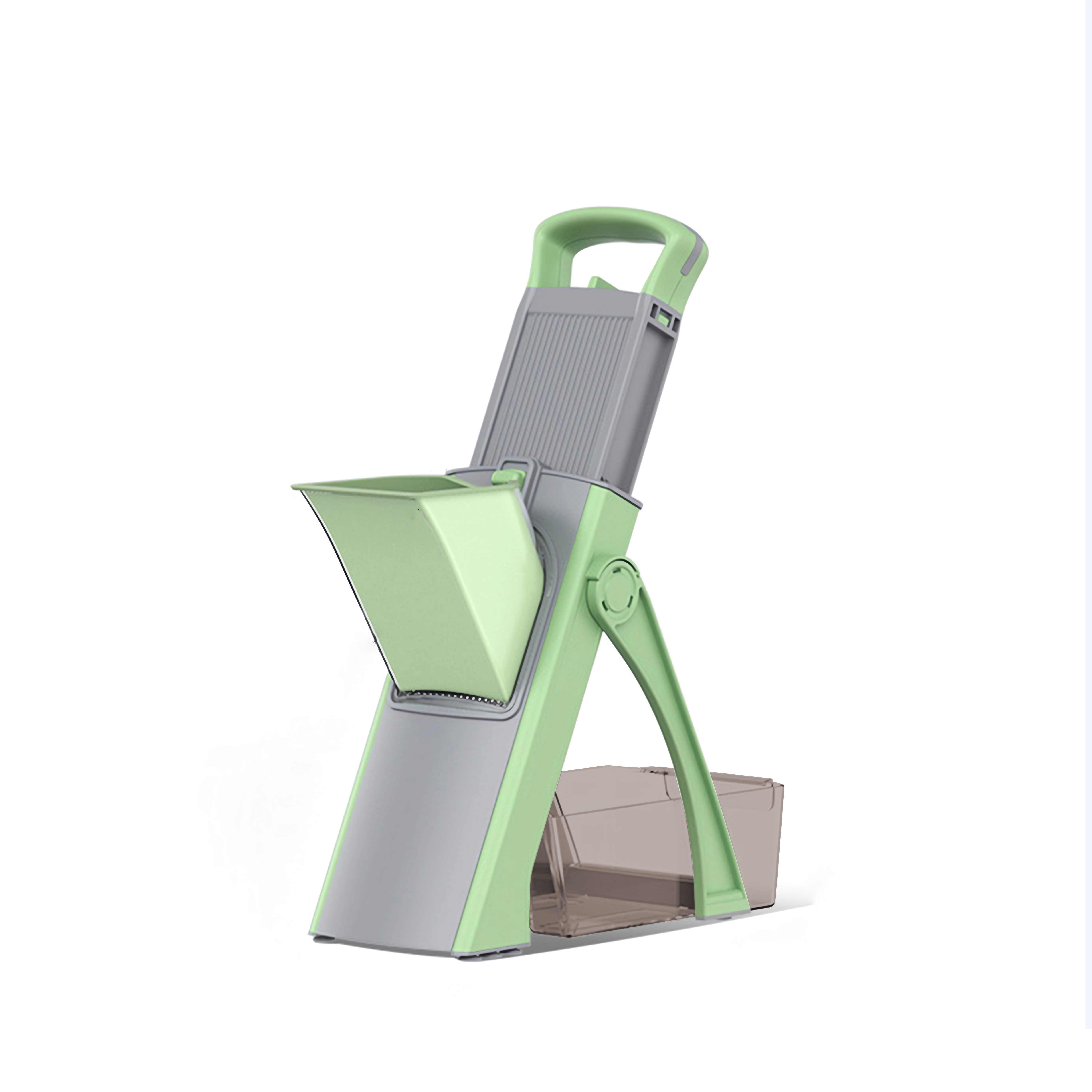 GENAI Multifunctional Vegetable Cutter – Adjustable Blade Slicer with Container for Shredding, Slicing, Dicing & Stripping