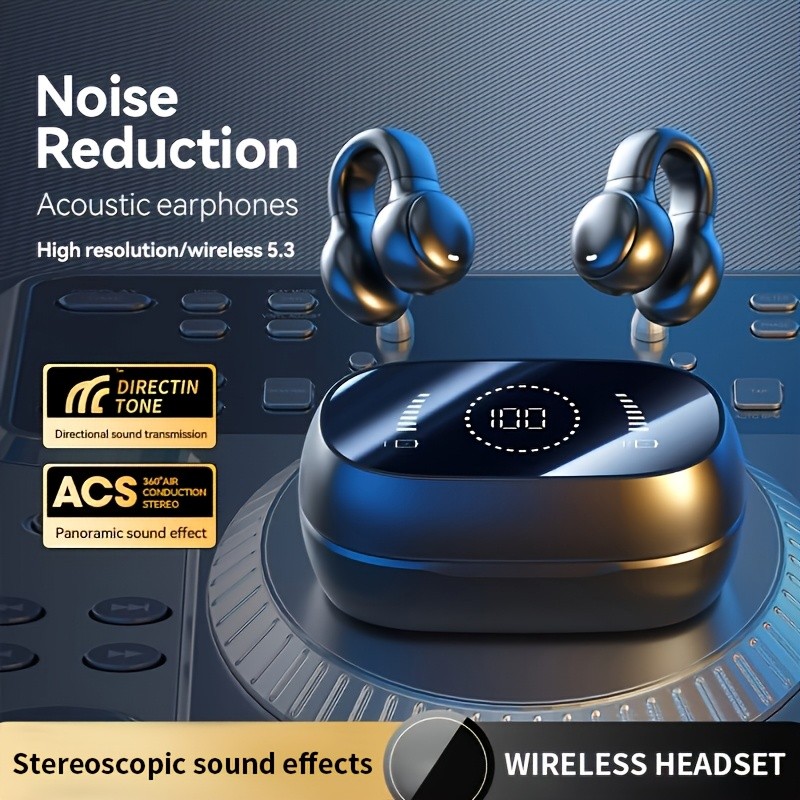 GENAI M47 Earbud Headphones – Compact Wireless Earbuds with ANC & Long Endurance