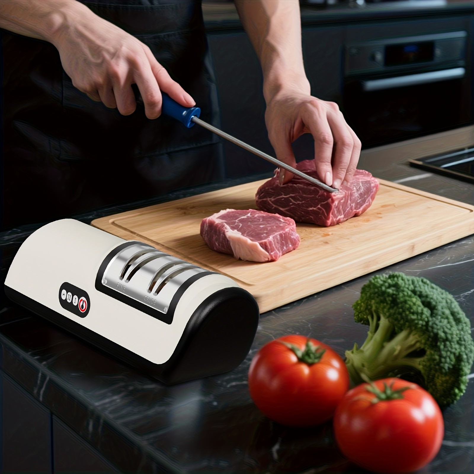GENAI Professional Electric Sharpening Tool – USB-C Fast Charging Precision for Every Blade