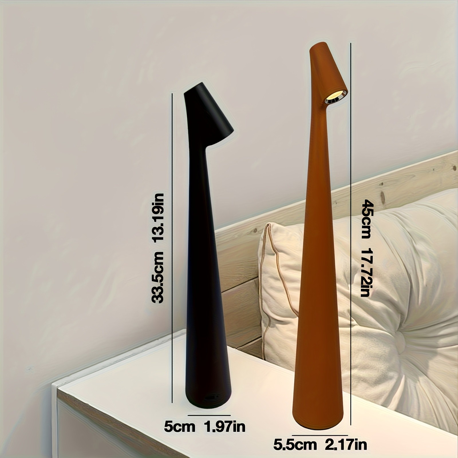 GENAI Rechargeable Cordless LED Desk Lamp – Portable, Modern & Effortlessly Bright Anywhere