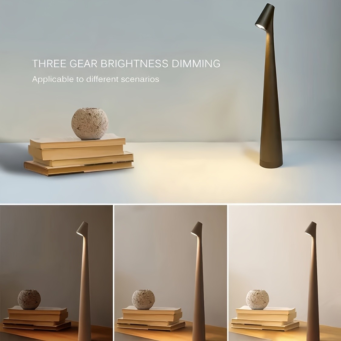 GENAI Rechargeable Cordless LED Desk Lamp – Portable, Modern & Effortlessly Bright Anywhere