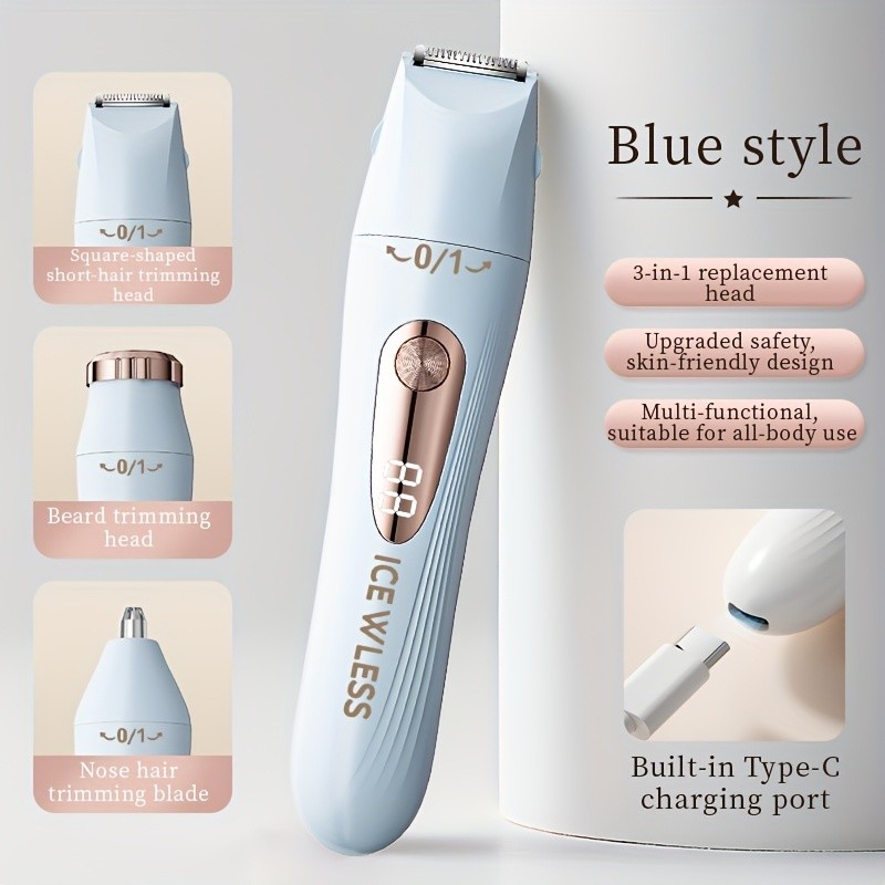 GENAI Multifunctional Shaver for Men & Women – USB Rechargeable Grooming Power Anywhere