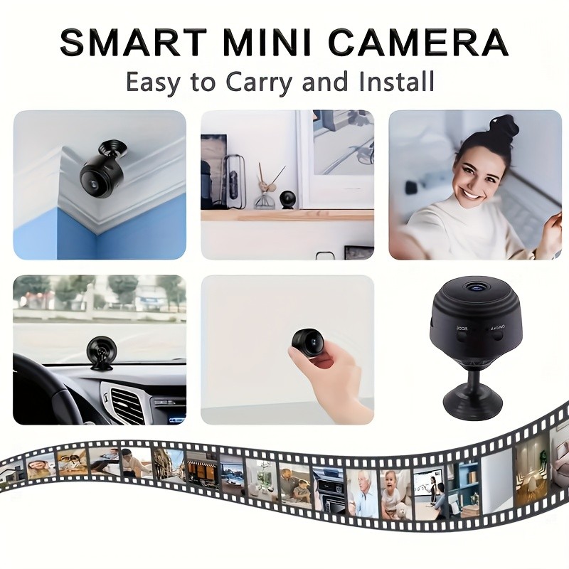 GENAI Wireless WiFi Security Camera – Compact 480P HD Protection for Every Kiwi Home
