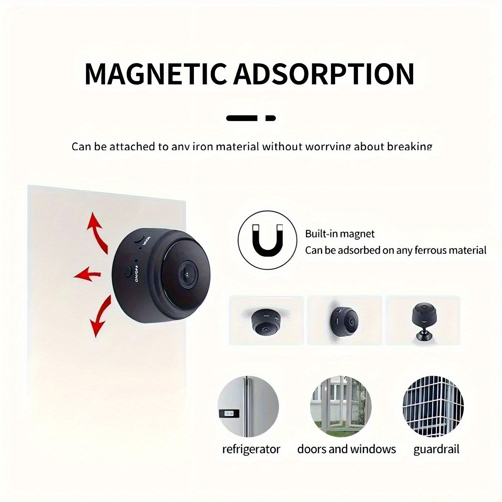 GENAI Wireless WiFi Security Camera – Compact 480P HD Protection for Every Kiwi Home
