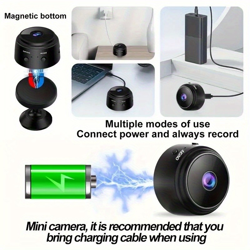 GENAI Wireless WiFi Security Camera – Compact 480P HD Protection for Every Kiwi Home