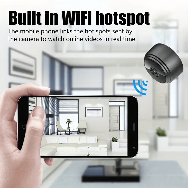 GENAI Wireless WiFi Security Camera – Compact 480P HD Protection for Every Kiwi Home