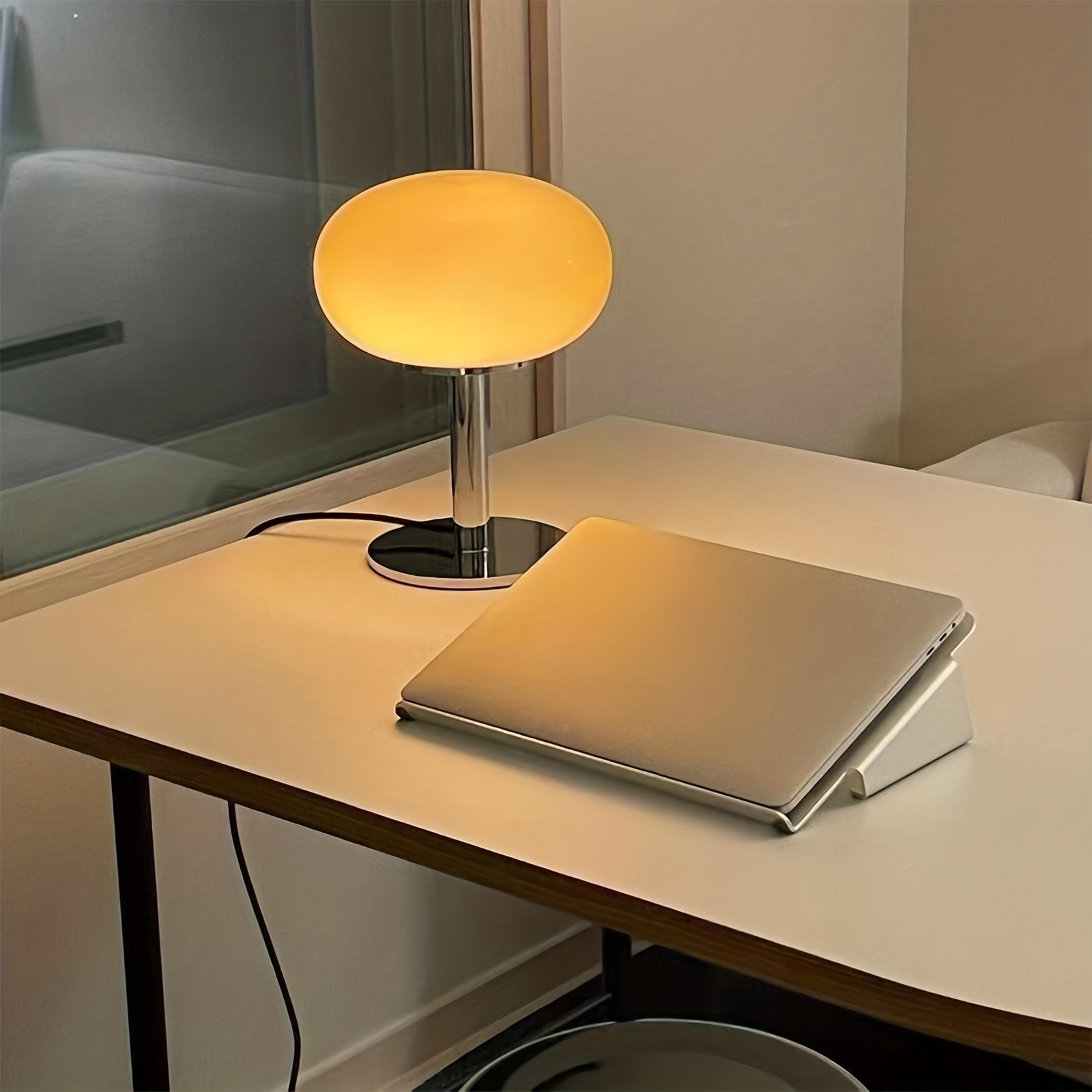 GENAI Murano Glass Table Lamp – Dimmable USB Ambient Lighting for Modern Kiwi Spaces
