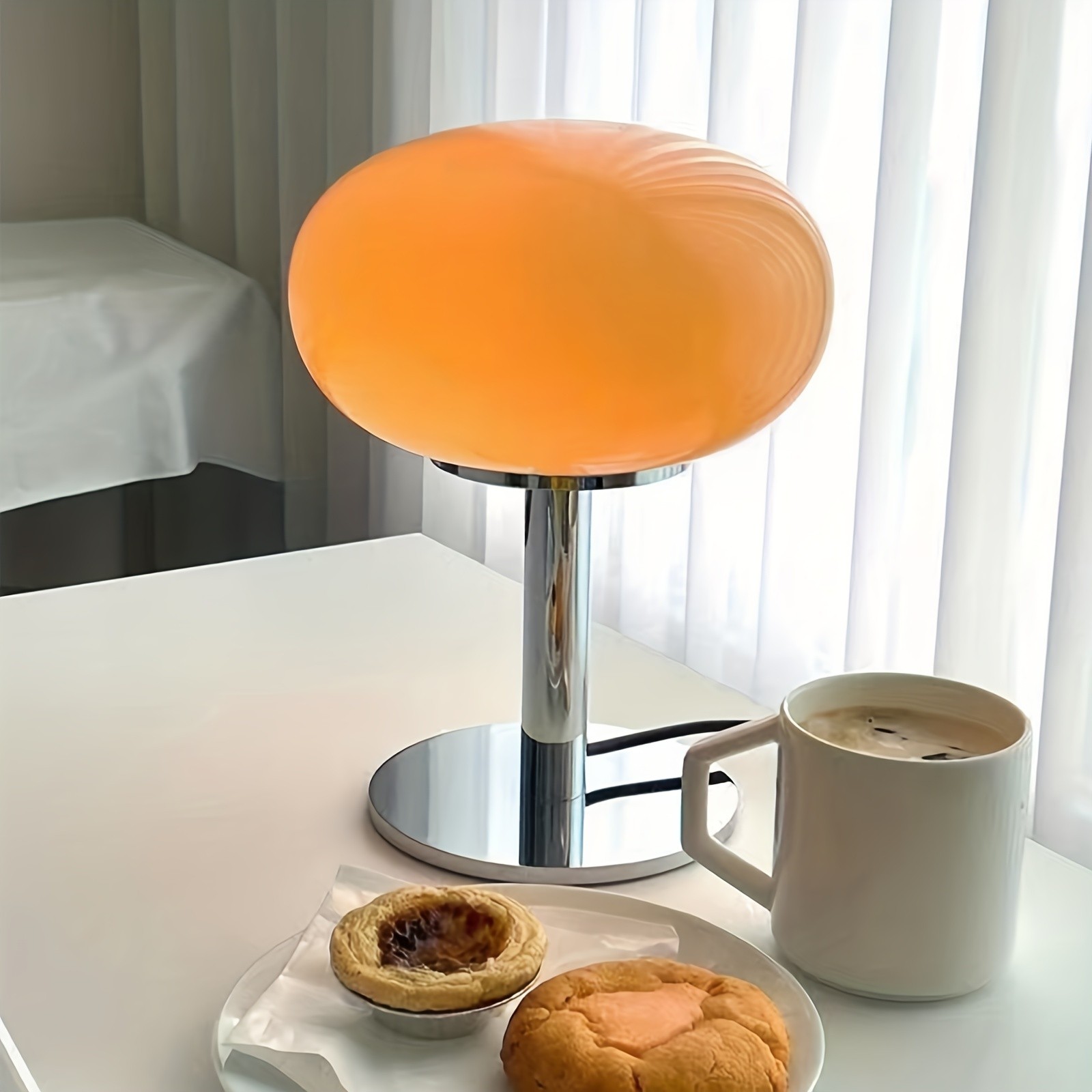 GENAI Murano Glass Table Lamp – Dimmable USB Ambient Lighting for Modern Kiwi Spaces