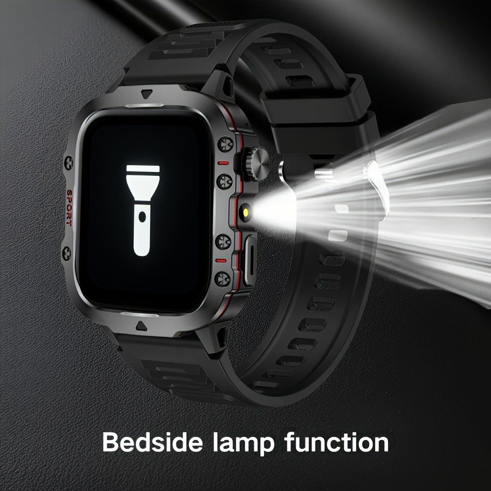 ERUN Men’s Outdoor Smart Watch – 4.6 cm HD Touchscreen Power for Sport, Adventure & Everyday Life