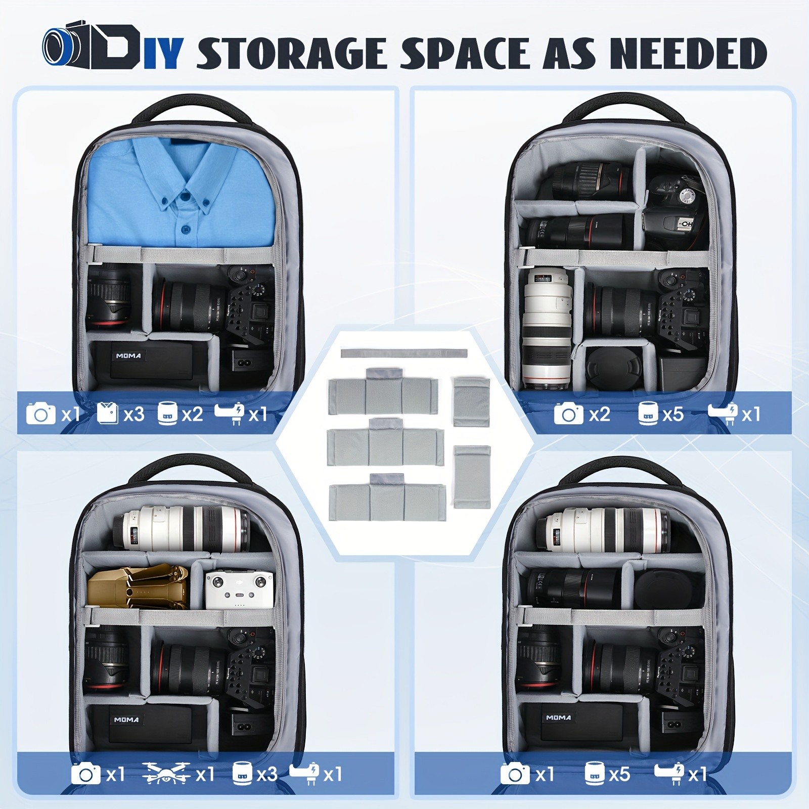 RAINSMORE Camera Backpack – Professional Protection for Photographers on the Move