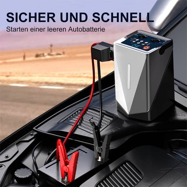BRPOM Car Jump Starter with Air Compressor – Your All-In-One Roadside Rescue Companion
