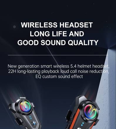 POLVCDG Motorcycle Helmet Wireless Headset – Ride Smarter, Safer & Fully Connected