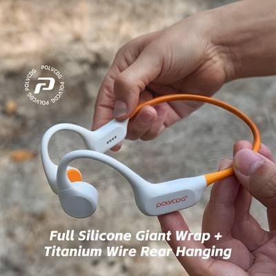 POLVCDG Wireless Bone Conduction Open-Ear Headphones – Waterproof, Comfortable & Built for Active Lifestyles