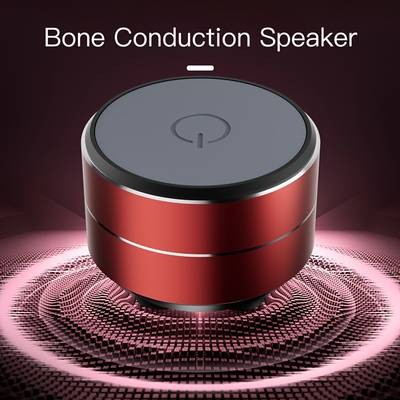 POLVCDG Audio Bone Conduction Wireless Speaker – Open-Air Sound, Deep Vibration & Modern Wireless Audio