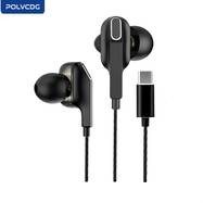 POLVCDG Type-C Wired Gaming Headphones – Noise-Isolating, Anti-Tangle & Built for Gamers