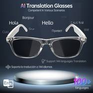 LIFEBEE AI Translation Glasses – Smart Wireless Eyewear for Language, Travel & Outdoor Lifestyle